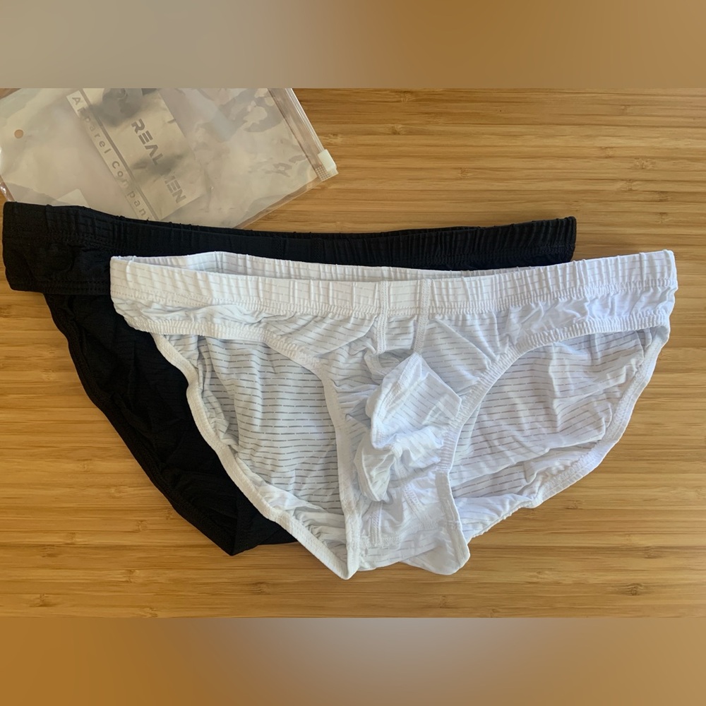 Real Men Apparel men’s bikini briefs underwear set of two size medium